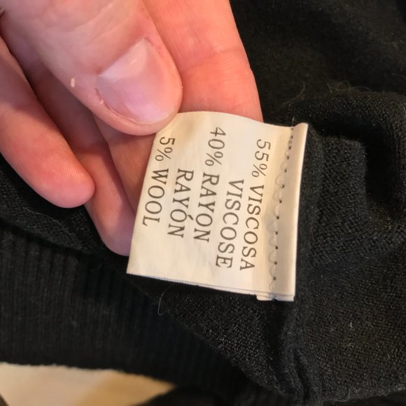 🚨LAST CHANCE - Closing closet🚨 Miss Morena Black Lace and Studs Cardigan - Picture 5 of 5